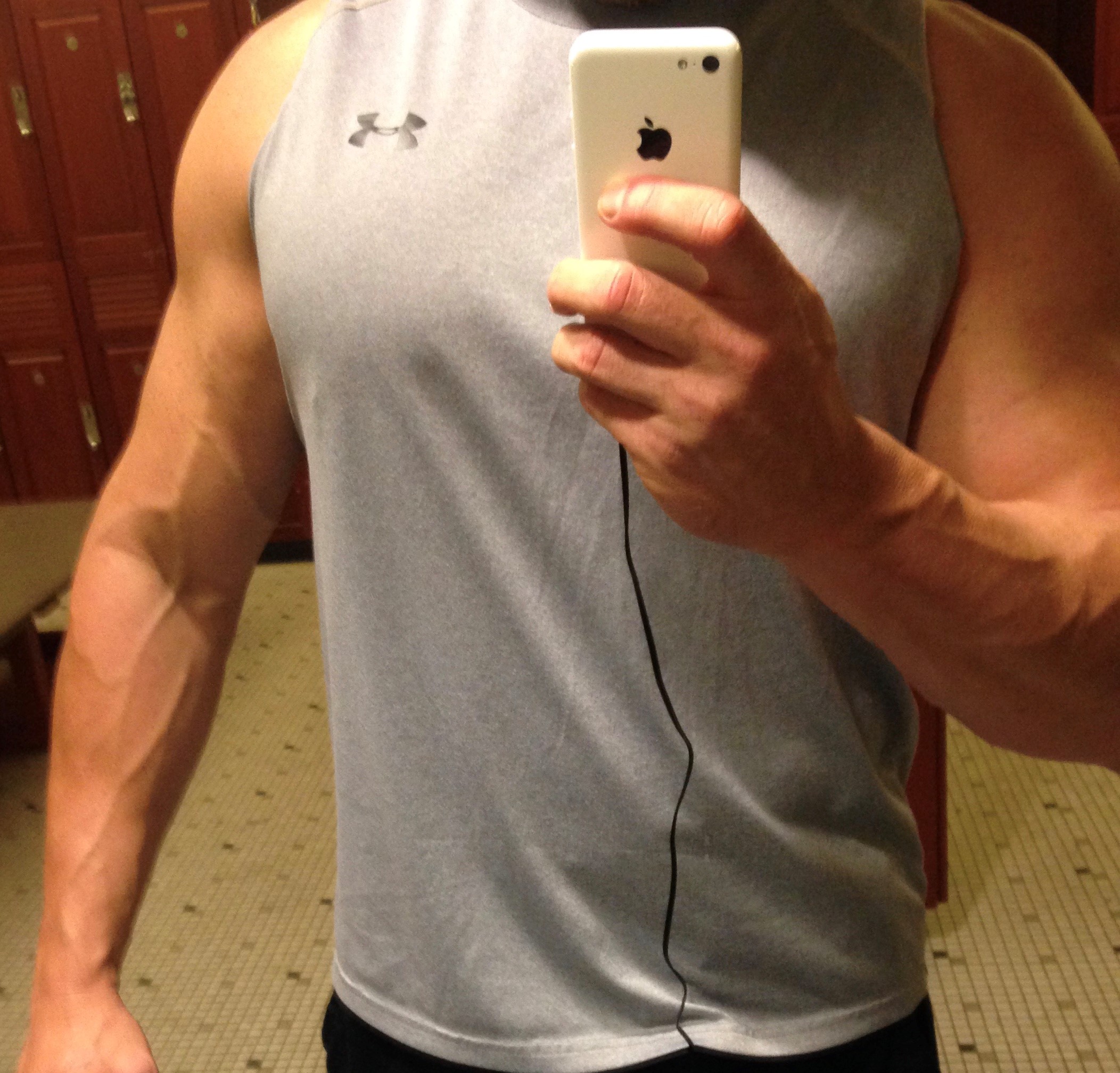 Man bodybuilder