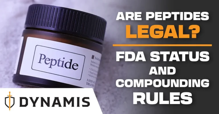 Are peptides legal? FDA status and compounding rules — Dynamis